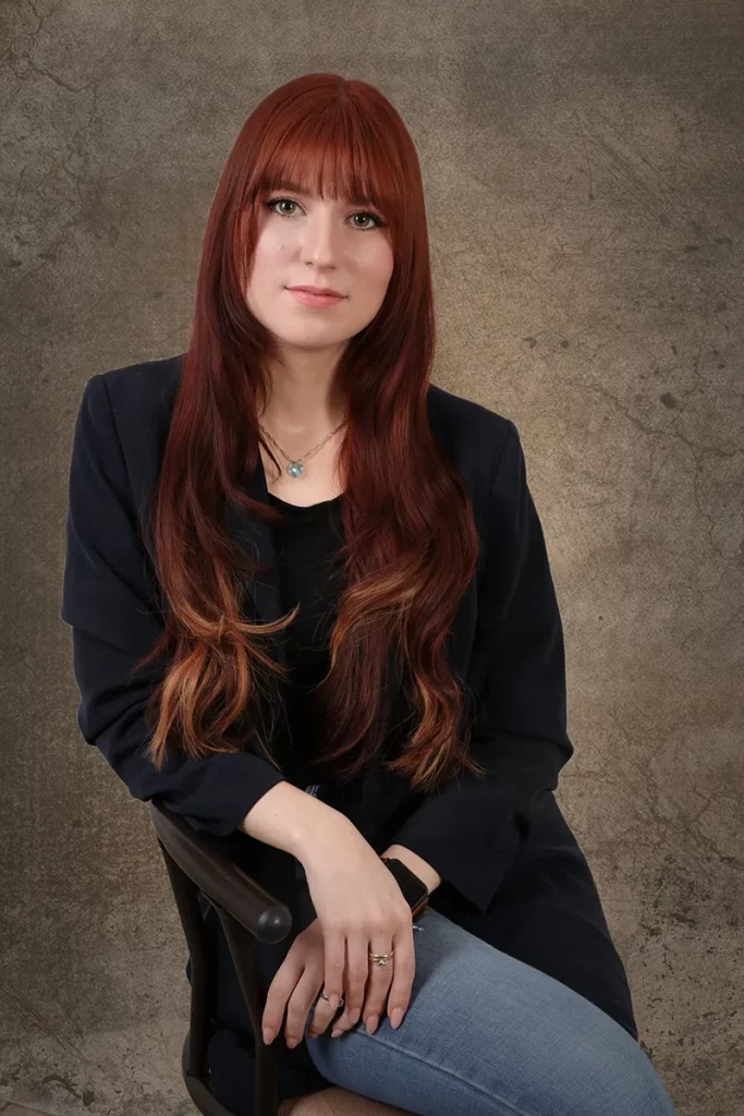 Porträt von Friseurin Kristin