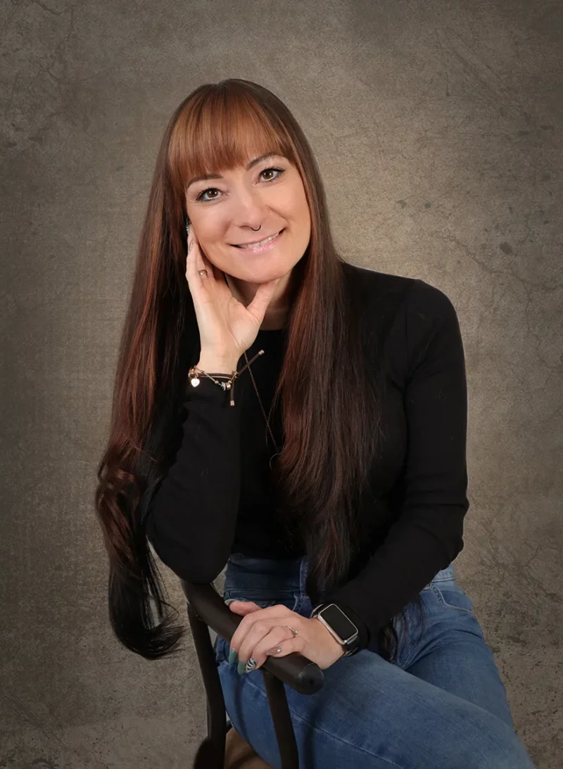 Porträt von Friseurin Anne